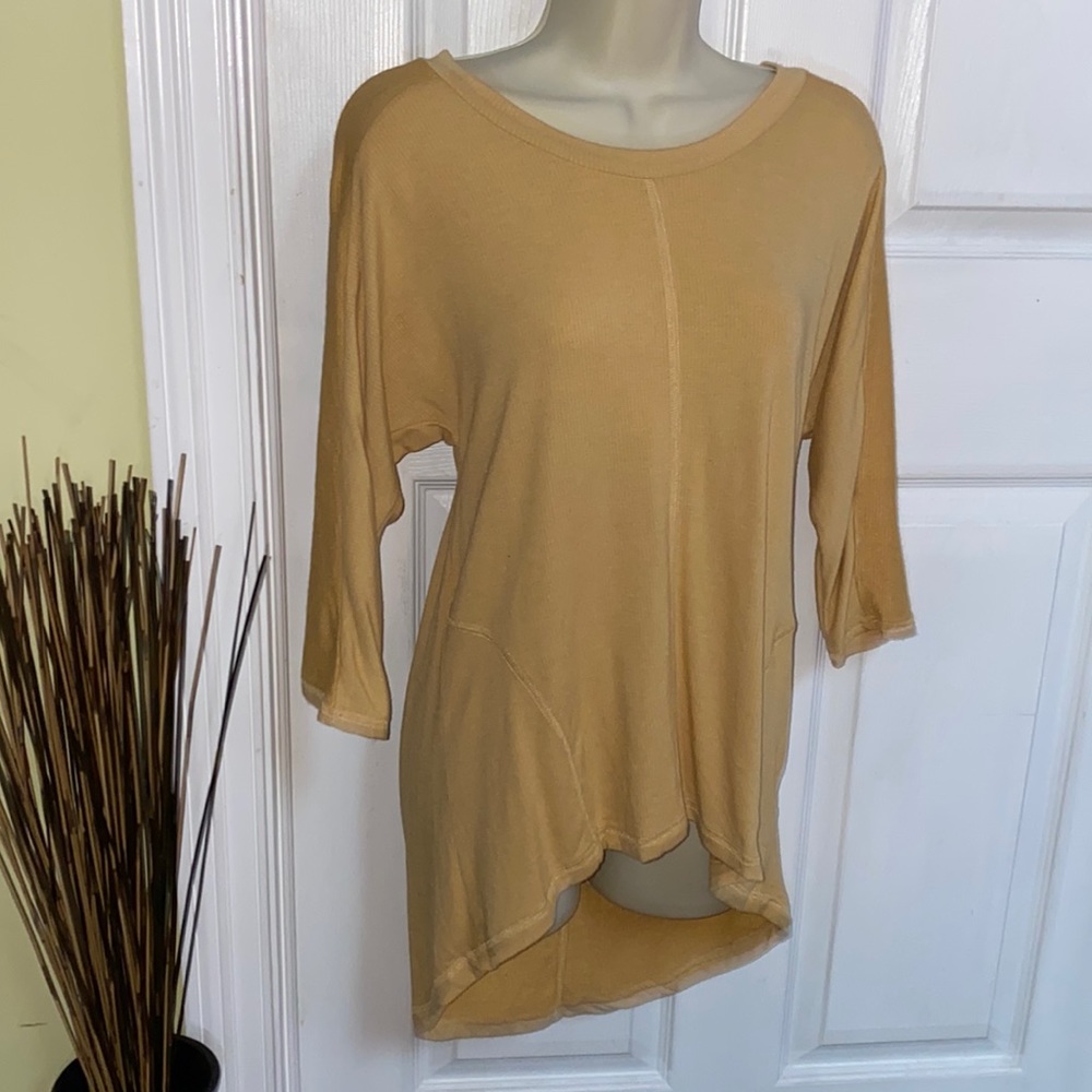 Earthbound Trading Company 3/4 Sleeve Tunic Top